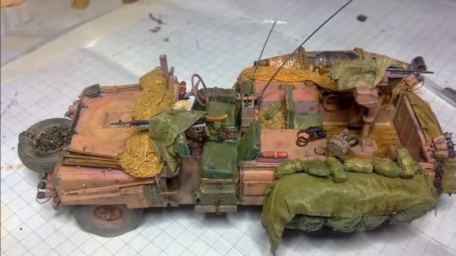 S.A.S. Land Rover Pink Panther Tamiya Model Kit 1/35