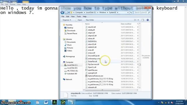 How to access a use an in pc keyboard if you don't have a keyboard (Windows 7/8 only) смотреть онлайн