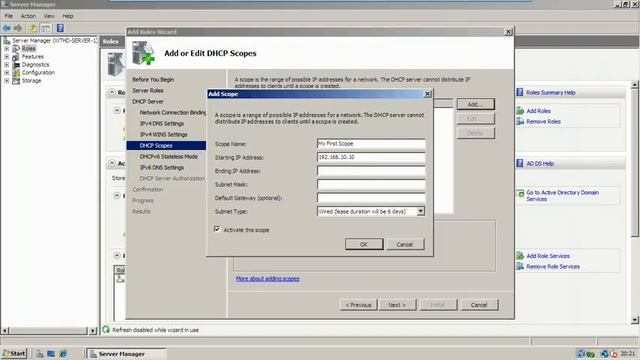 ‪Installing DHCP - Windows Server 2008‬ - YouTube.flv смотреть онлайн