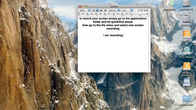 How to Record Your Screen on a Mac Using Quicktime смотреть онлайн