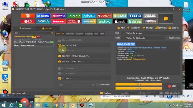 Redmi 9 Power Mi account frp pattern lock remove by Unlock Tool click hard reset computer смотреть онлайн