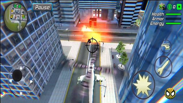 Black Hole Ninja Rope Hero Gangster tank #4 - Android Gameplay смотреть онлайн