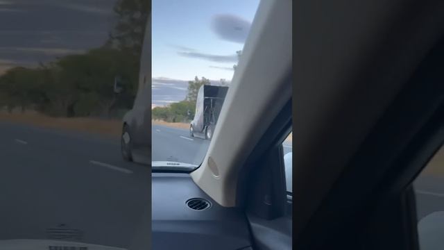 Video of the New Tesla Semi Truck on Highway 80 смотреть онлайн