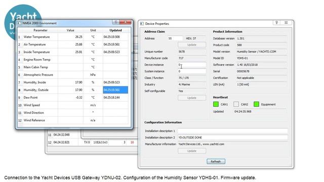 CAN Log Viewer: NMEA 2000 device configuration and update смотреть онлайн