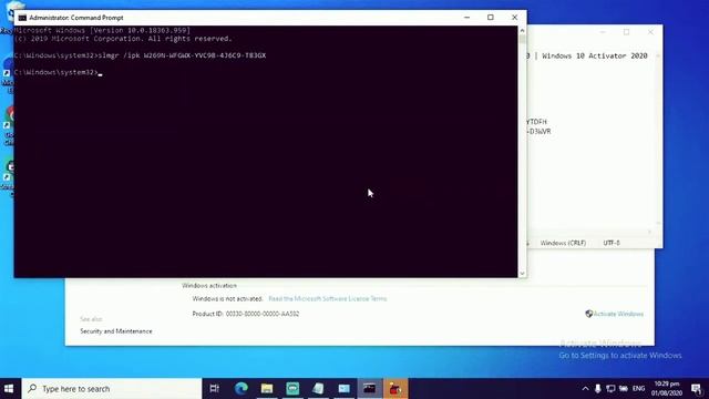 Permanently Activate Windows 10 Free with CMD 100% Works смотреть онлайн
