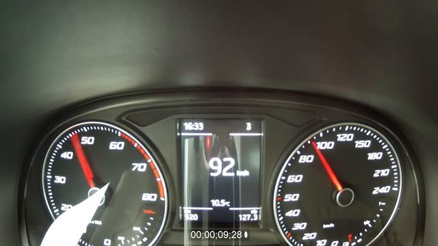 Seat Ibiza 1.0 EcoTSI acceleration (2015) смотреть онлайн