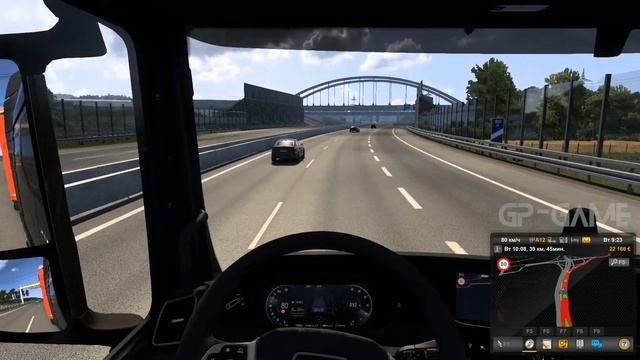 Frankfurt to Nuremberg Trip - Euro Truck Simulator 2 | GP-Game смотреть онлайн