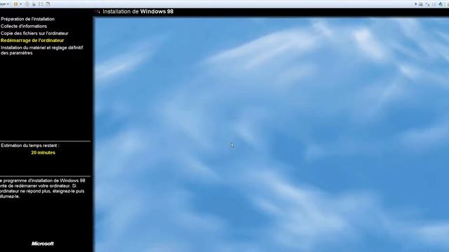 L'installation de Windows 98SE (95c→98SE) смотреть онлайн