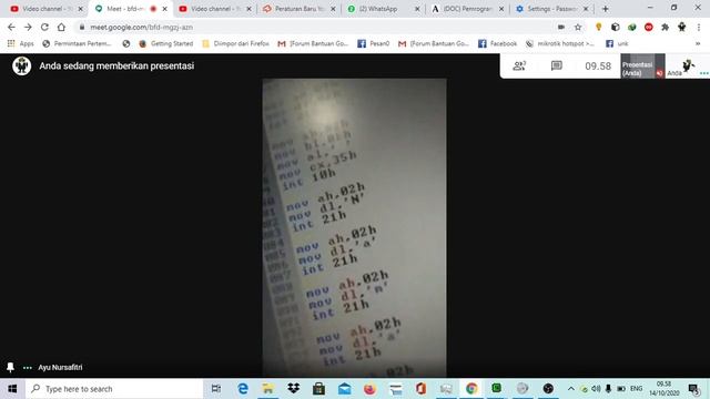 (Part 3) Materi Praktek Cara Membuat Program (Nama dan NIM) - Emu8086 | Muhammad Zulfikar Putra смотреть онлайн