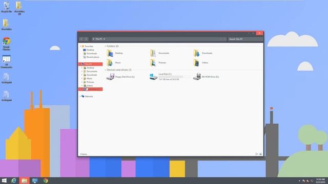 Flattastic Dark Pink - Theme for Windows 7/8/10 смотреть онлайн