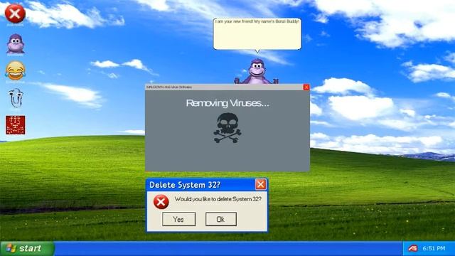 Il faillait pas toucher a se bouton sur le navigateur windows XP simulator смотреть онлайн
