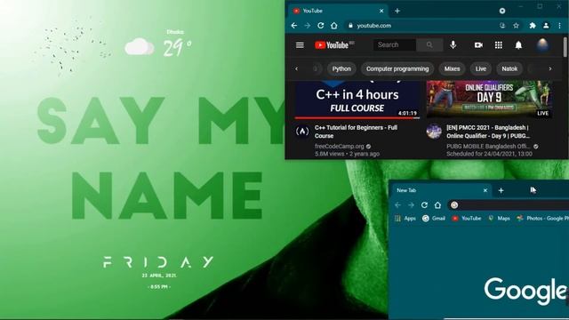 How to run multiple screens on Windows 10 | Dual Screen | Run upto 4 screen at a time | 2021| Bangl смотреть онлайн
