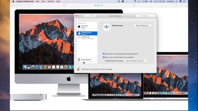 How to Delete a User account on macOS Sierra смотреть онлайн