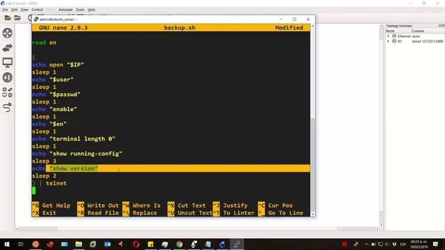 Linux - My first Linux Shell Script for Network Automation смотреть онлайн