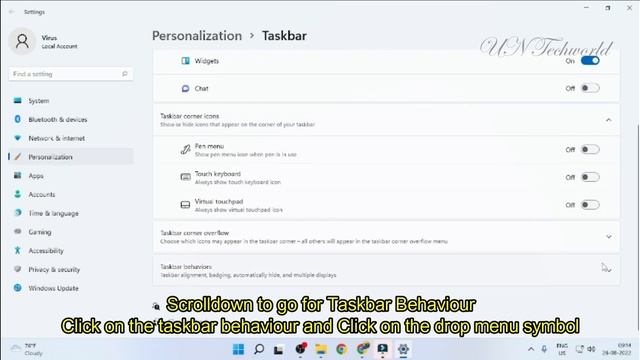 How do I customize the taskbar in Windows 11? | #windows11taskbar | #windows11 taskbar setting смотреть онлайн