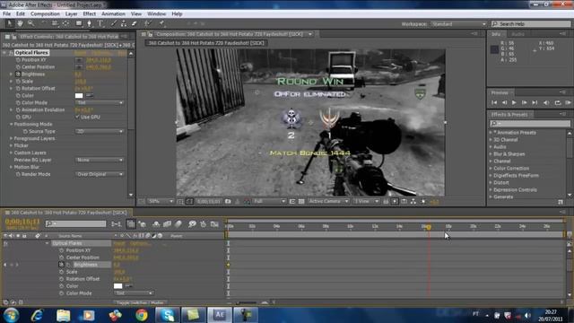 Adobe After Effects CS5 - Optical Flares Tutorial смотреть онлайн