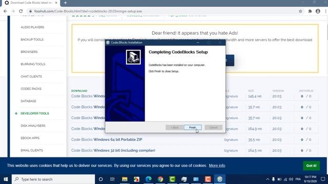 How to install Code::Blocks 20.03 смотреть онлайн