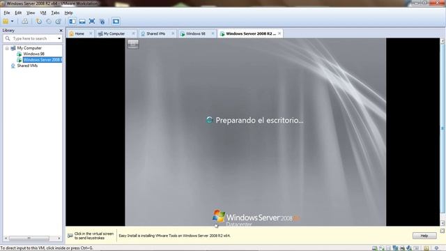 Instalar Windows Server 2008 R2 Datacenter y Windows 98 a la vez смотреть онлайн