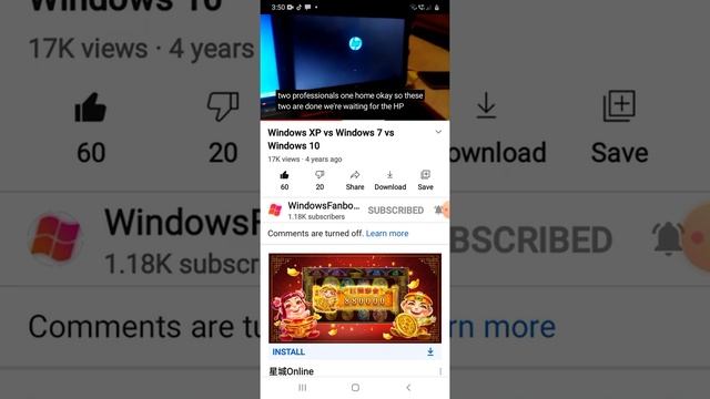 Windows XP vs Windows 7 vs Windows 10 смотреть онлайн