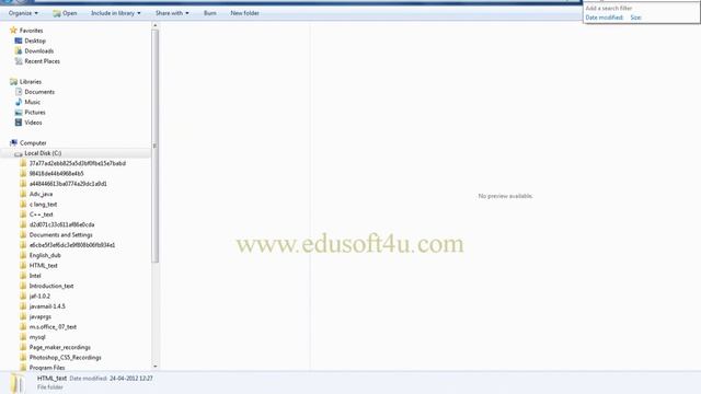 Windows 7 in Telugu - Data management - Searching files, folders & applications смотреть онлайн
