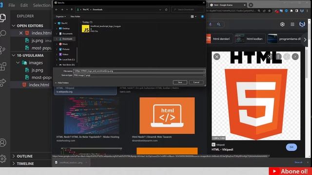 Html Uygulama 2 - Html Ders 10 смотреть онлайн