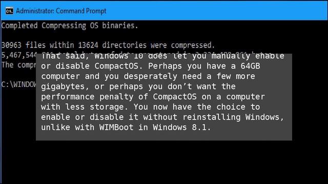 How to Save Space on Storage-Starved PCs With Windows 10’s “CompactOS” смотреть онлайн