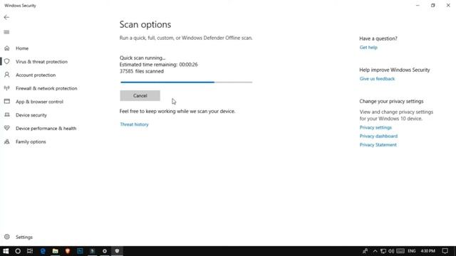 How to Start a Scan with Windows Defender in Windows 10 смотреть онлайн