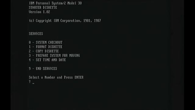 Creating a Starter, Option, or Reference Diskette for an IBM PS/2 смотреть онлайн