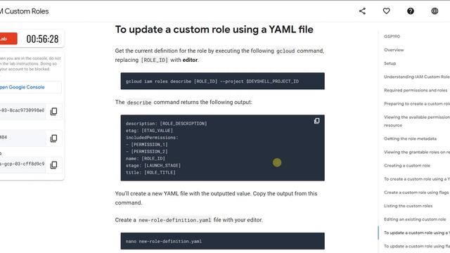 Qwiklabs: IAM Custom Roles | GSP190 смотреть онлайн