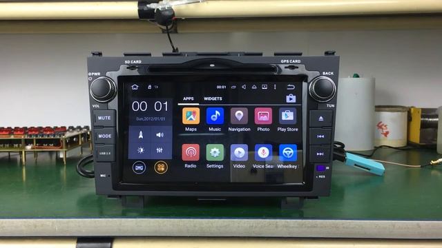 Joying Honda CR-V android 5.1.1 double din car stereo head unit GPS navigation system смотреть онлайн