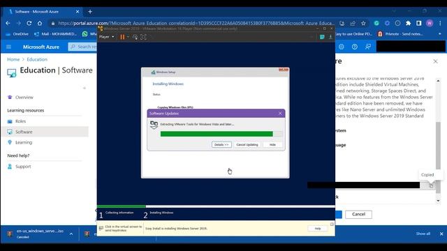 Windows Server 2019 Standard Setup in VMWare Workstation 16 смотреть онлайн