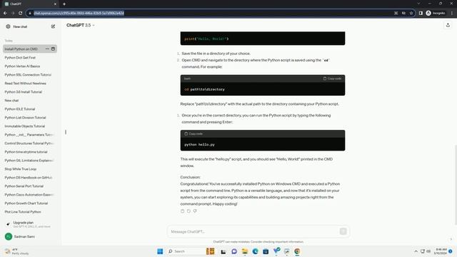 how to install python on windows cmd смотреть онлайн