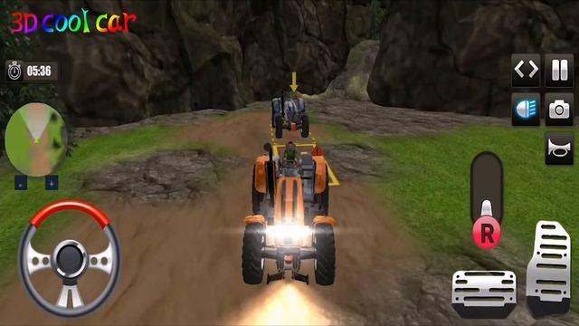 Real Cargo Tractor Pulling Simulator - Offroad Chained Truck Towing Rescue - Android GamePlay смотреть онлайн