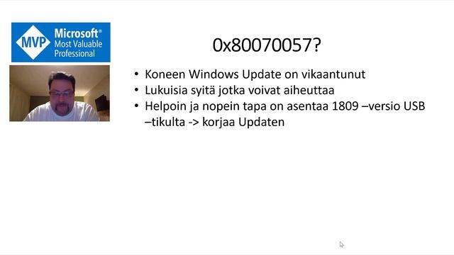 Windows 10 1809 Kuinka korjaan asennuksen aikana tapahtuvan virheen 0x80070057? смотреть онлайн