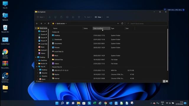 How to hide and display folder on Windows 11 смотреть онлайн