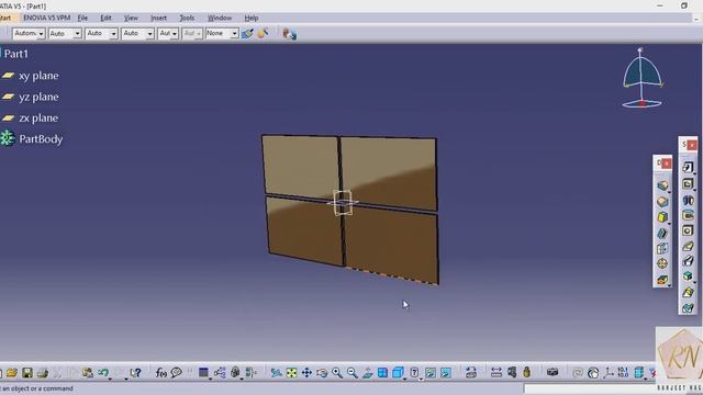 CATIA V5 Tutorial for beginners 3D Windows 10 Logo Drafting... смотреть онлайн