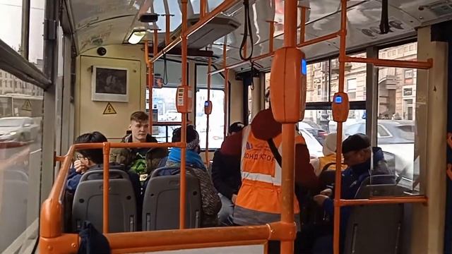 Невский проспект из окна троллейбуса | СПб 03.05.2021 смотреть онлайн