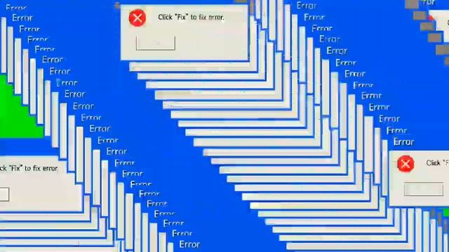 Window XP error green screen video смотреть онлайн