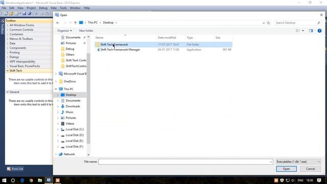 How to add Dynamic Link Library .dll Shift Tech Framework file to Visual Studio | Winforms смотреть онлайн