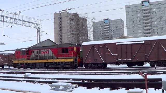 Маневры тепловоза ЧМЭ3э-6239 смотреть онлайн