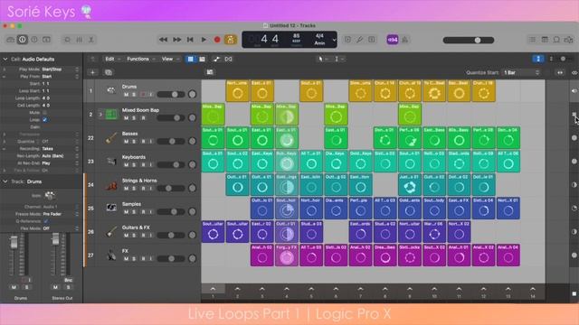 Live Loops in Logic Pro X | Part 1 смотреть онлайн