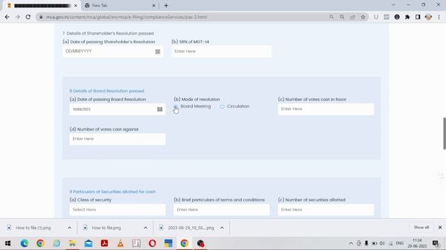 How to file Form PAS 3 on MCA V3 Portal | PAS 3 Filing | MCA V3 Portal смотреть онлайн