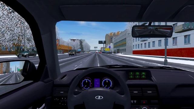 City Car Driving - Lada Priora 2014 - Normal Driving смотреть онлайн