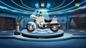 Kids Playtime | Rusty Car Garage | Police SUV | Police Car | Street Vehicles