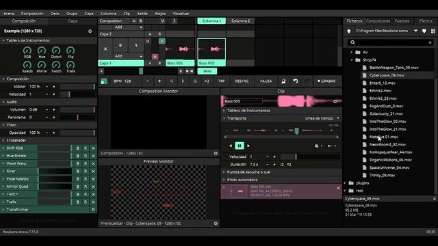 Resolume Arena Avenue 7.15 Suscribite смотреть онлайн
