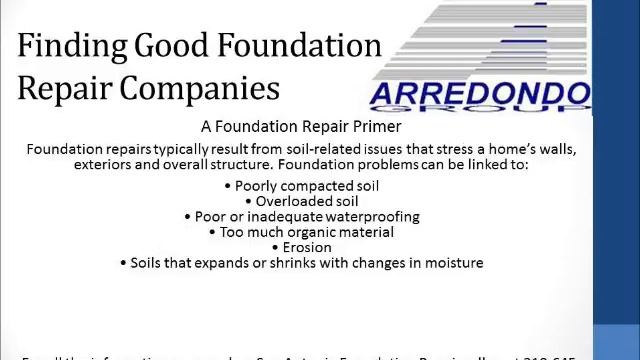 Finding Good Foundation Repair Companies final video wmv смотреть онлайн