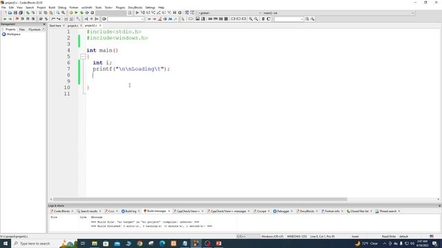 Project in C Tutorial 12:: Loading in C Project смотреть онлайн