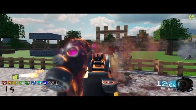 BO3 modded zombies Minecraft one window gun game смотреть онлайн
