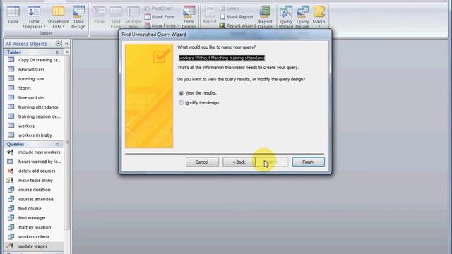Advanced ECDL in Access 2007: Unmatched and Duplicate Queries смотреть онлайн