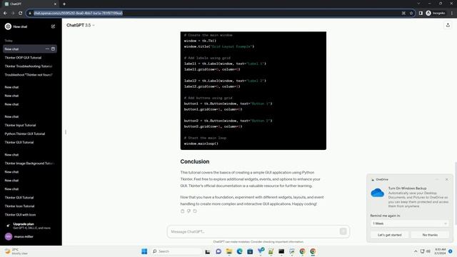 python tkinter online смотреть онлайн